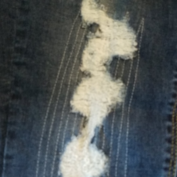 💥People's Liberation Jeans Ava Ripped 11 Lt. Jr - Picture 6 of 8